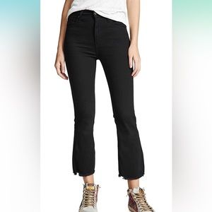 Levi's Women's Mile High Crop Flare Jeans black 25